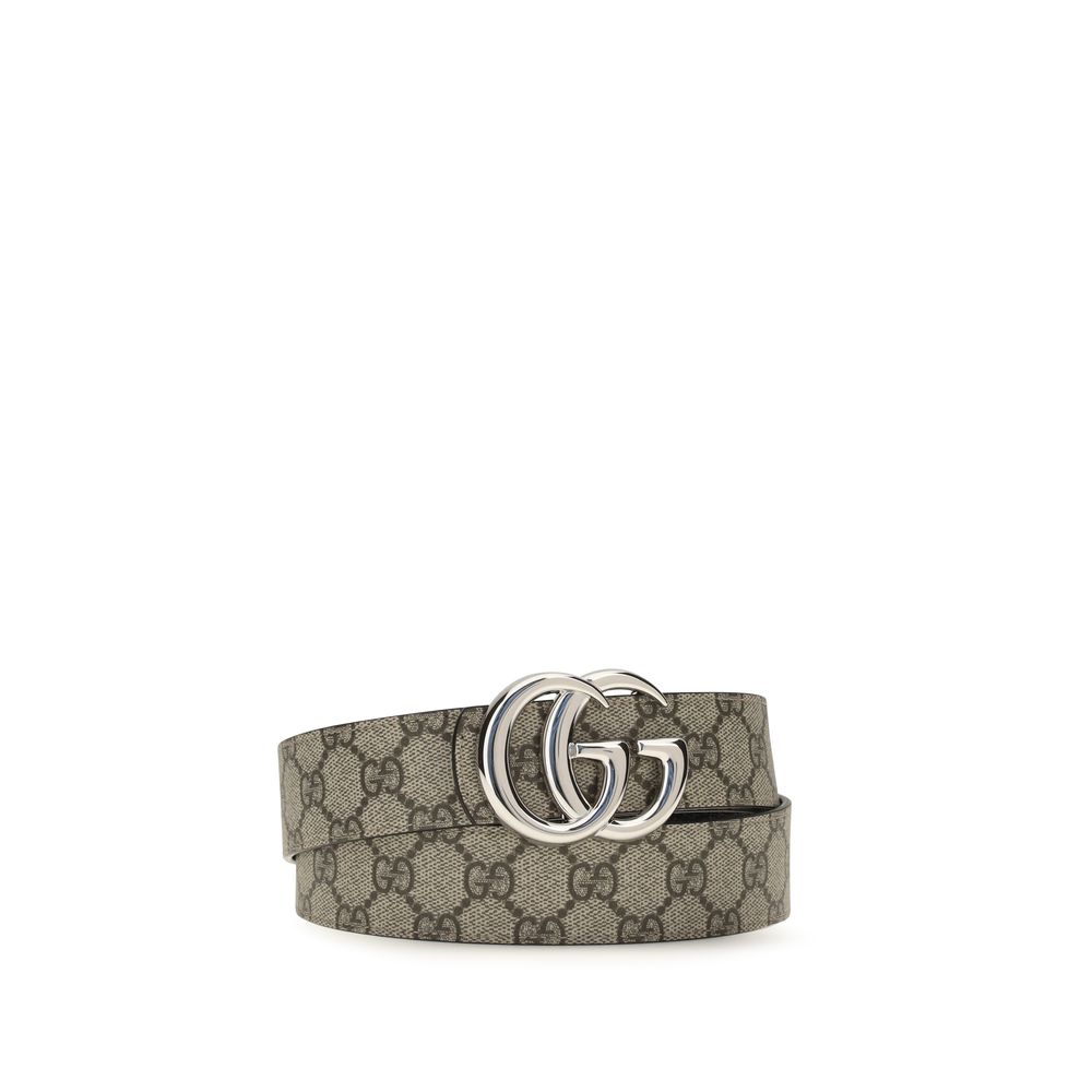 Beige Calf Leather Bos Taurus Regular Belt