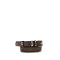 Brown Suede Leather Regular Belt