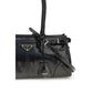 Black Calf Leather Bos Taurus Handbag