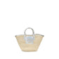 Beige Raffia Handbag
