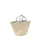 Beige Raffia Handbag