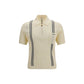 Beige Cotton Polo Shirt