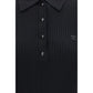 Black Viscose Dress Shirt