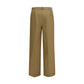 Beige Cotton Chino Pants