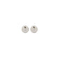 Gray Brass Earrings