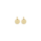 Gold Brass Earrings