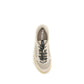 Beige Polyester Athletic Sneakers
