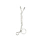 White Recycled Polyamide Keychain