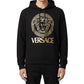 Black Cotton Hoodie