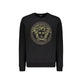 Black Cotton Sweatshirt