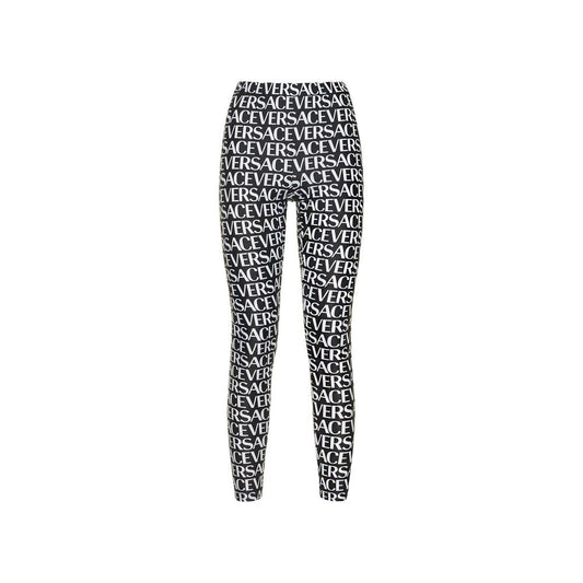 Black Elastane Leggings