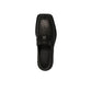 Black Leather Slip-On Loafers