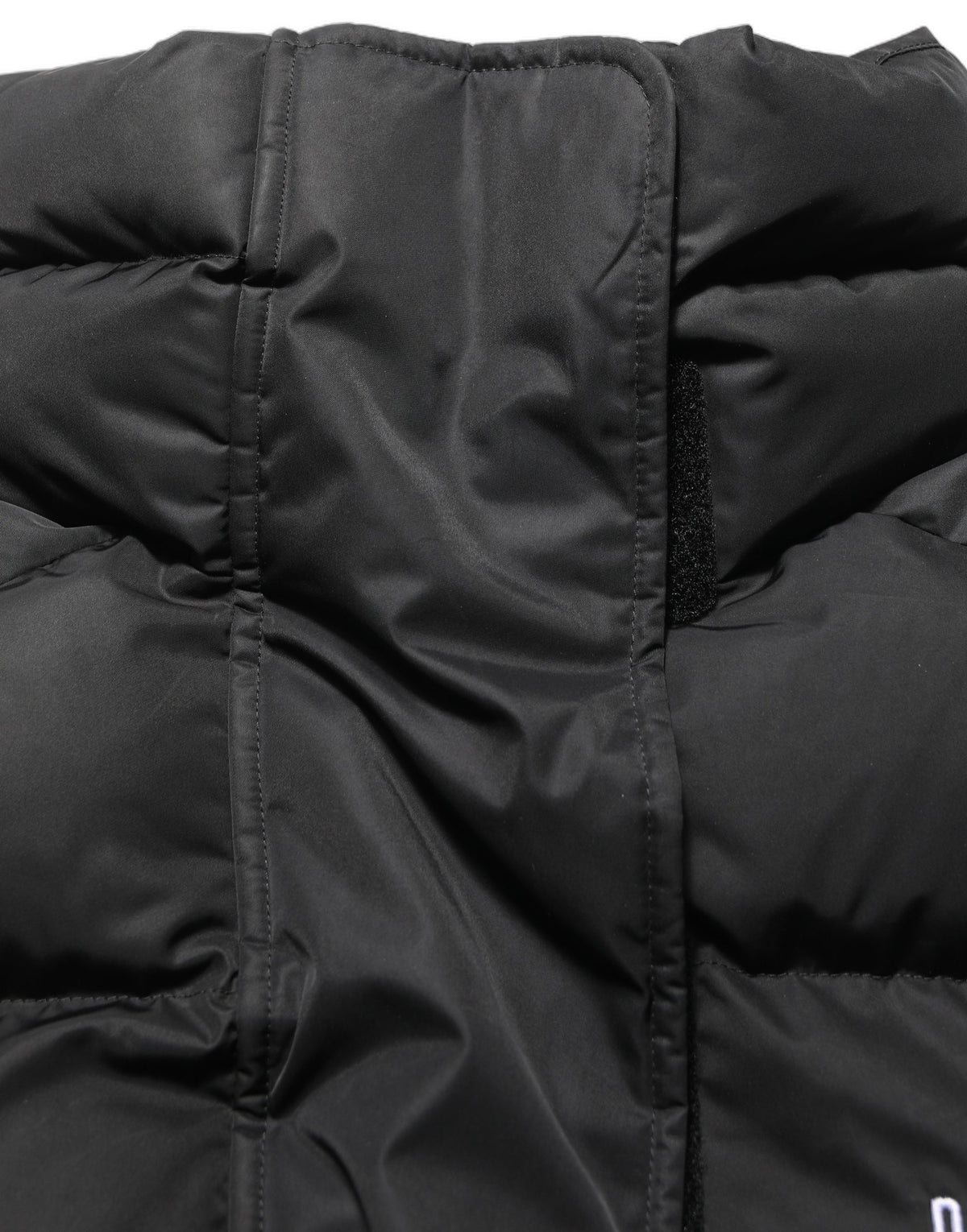 Black DGVIB3 Embroidered Padded Puffer Jacket