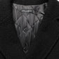 Black Double Breasted Men Trench Coat Jacket