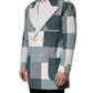 Multicolor Patchwork Linen Double Breasted Jacket