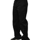 Black Drawstring Cotton Jogger Men Sweatpants Pants