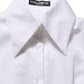 White Collared Long Sleeves Dress Shirt Top
