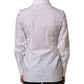 White Collared Long Sleeves Dress Shirt Top