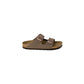 Brown Synthetic Slippers