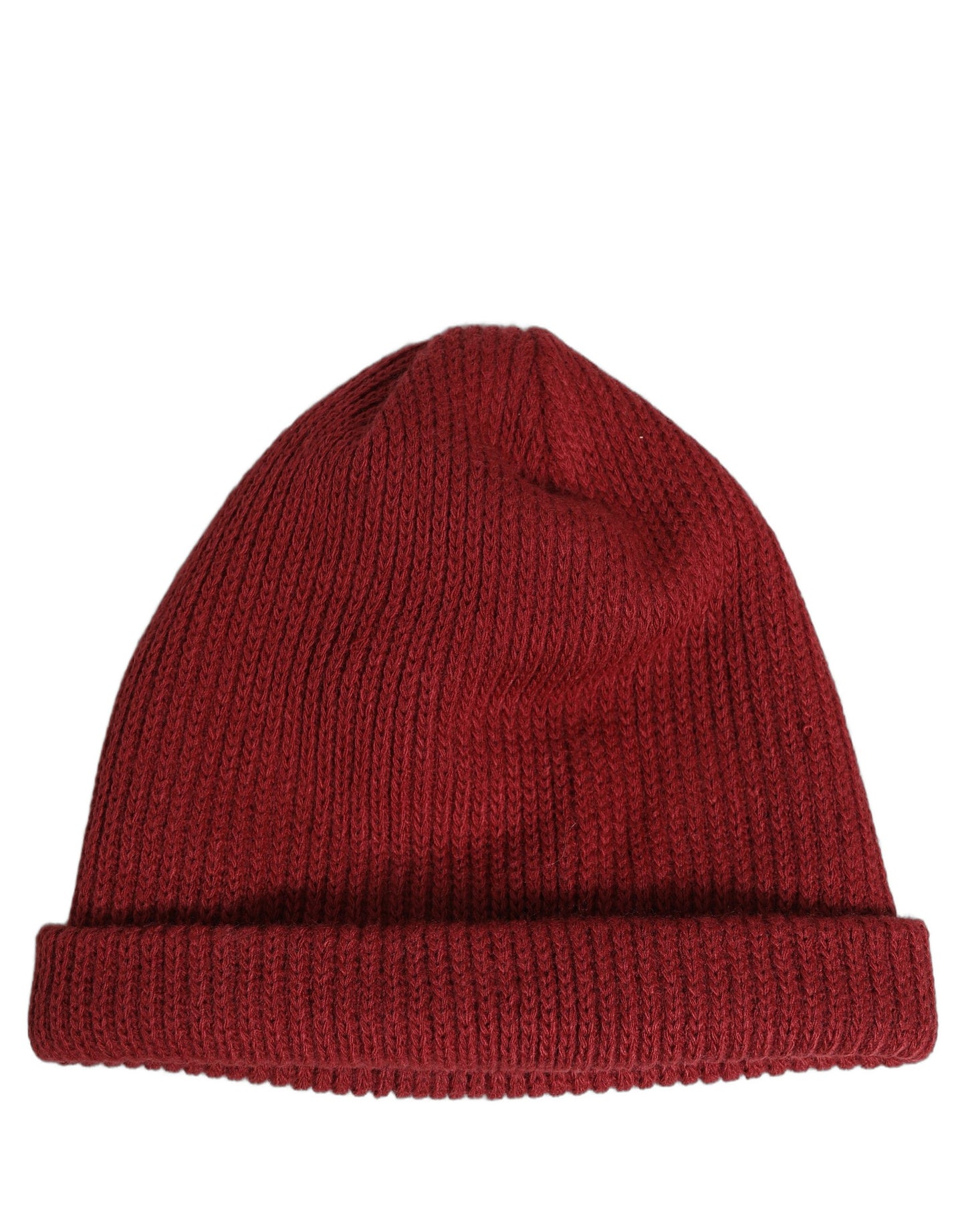 Women Bordeaux Wool Knitted Winter Beanie Capello Hat