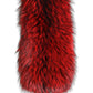 Red Fox Fur Neck Wrap Warmer Winter Scarf