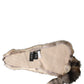 Brown Frost Fox Fur Neck Warmer Winter Scarf