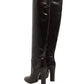 Brown Exotic Leather Knee High Boots Shoes