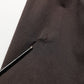 Brown Cotton Full Zip Men Bomber Jacket