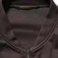 Brown Cotton Full Zip Men Bomber Jacket