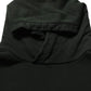 Black Cotton Hooded Men Sweatshirt Sweater