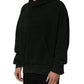 Black DGVIB3 Hooded Sweatshirt Men Sweater