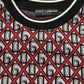 Red Logo Cotton Jacquard Sweatshirt Sweater