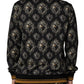 Black Sacred Heart Cotton Sweatshirt Sweater