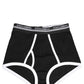 Black White Logo Waistband Coulotte Panty Underwear