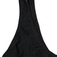 Black Cutout Logo One Piece Swimsuit Swimwear