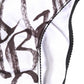 White Black Graphic Logo High Brief Underwear