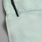 Mint Green Silk Lace Trim Abaya Maxi Dress