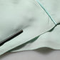 Mint Green Silk Lace Trim Abaya Maxi Dress