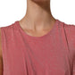 Coral Pink Pleated Sleeveless Max Dress