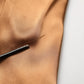 Brown Satin Acetate Wrap Sheath Mini Belted Dress