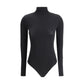 Black Cotton Bodysuit