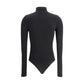 Black Cotton Bodysuit