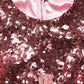 Pink Long Sequined Corset Detailing Gown Dress