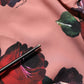 Dusty Pink Silk Floral OneShoulder Maxi Dress