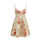 Beige Linen Casual Dress