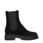 Black Leather Ankle Boots