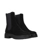 Black Leather Ankle Boots