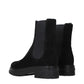 Black Leather Ankle Boots