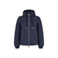 Blue Polyamide Full-Length Jacket