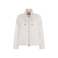 Gray Polyamide Full-Length Jacket